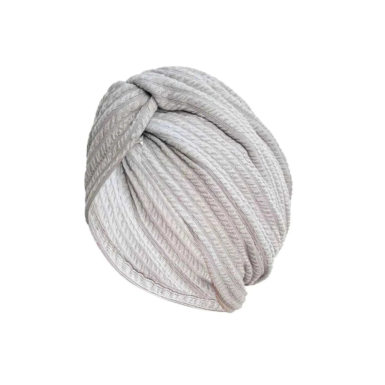 Women's Fashion Knitted Cross Turban Hat Bohemian Knitted Cross Wrap Hat Indian Hat Turban Hat