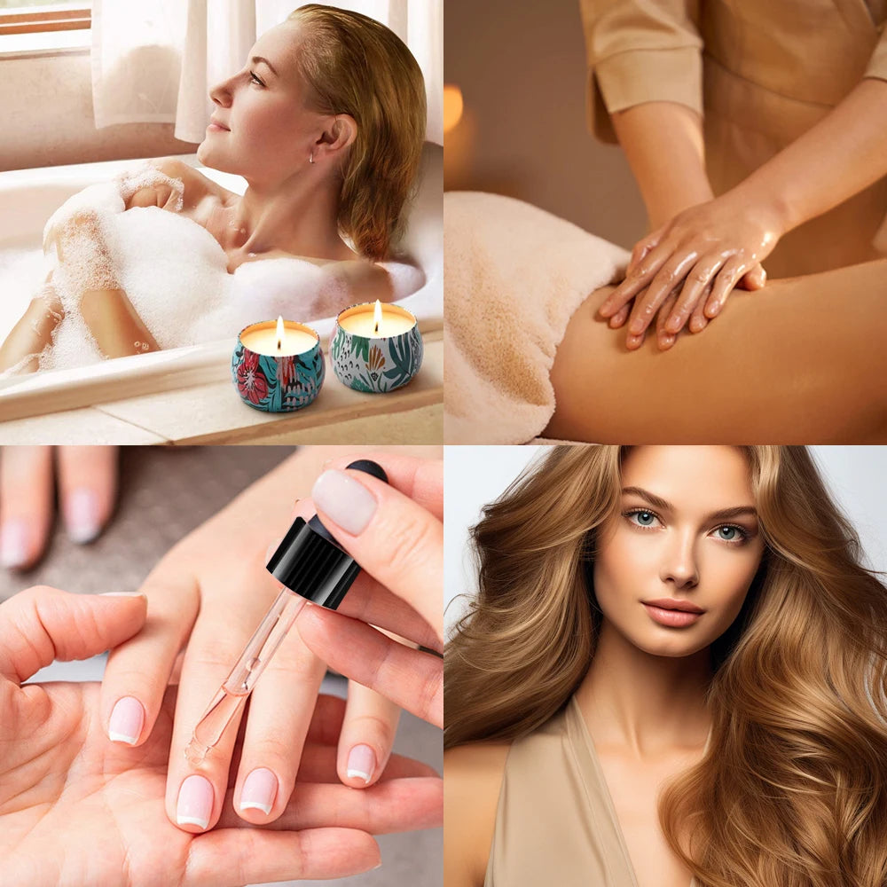 Rose essential oil face and body skin care essential oil moisturizing massage essential oil - NamafadStore