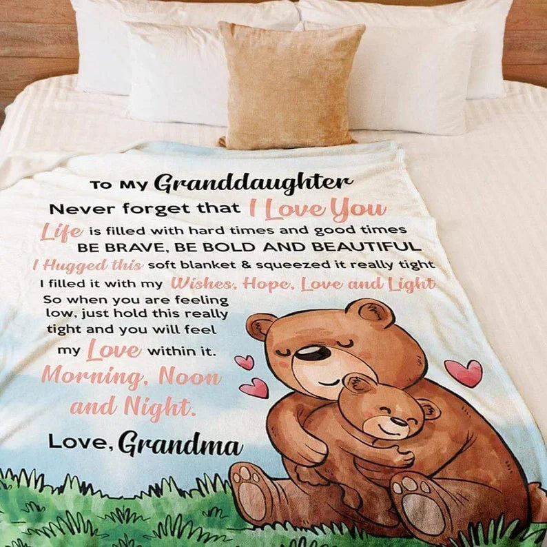 Personalized To My Son Blanket – I’ll Always Be With You, Love From Mom