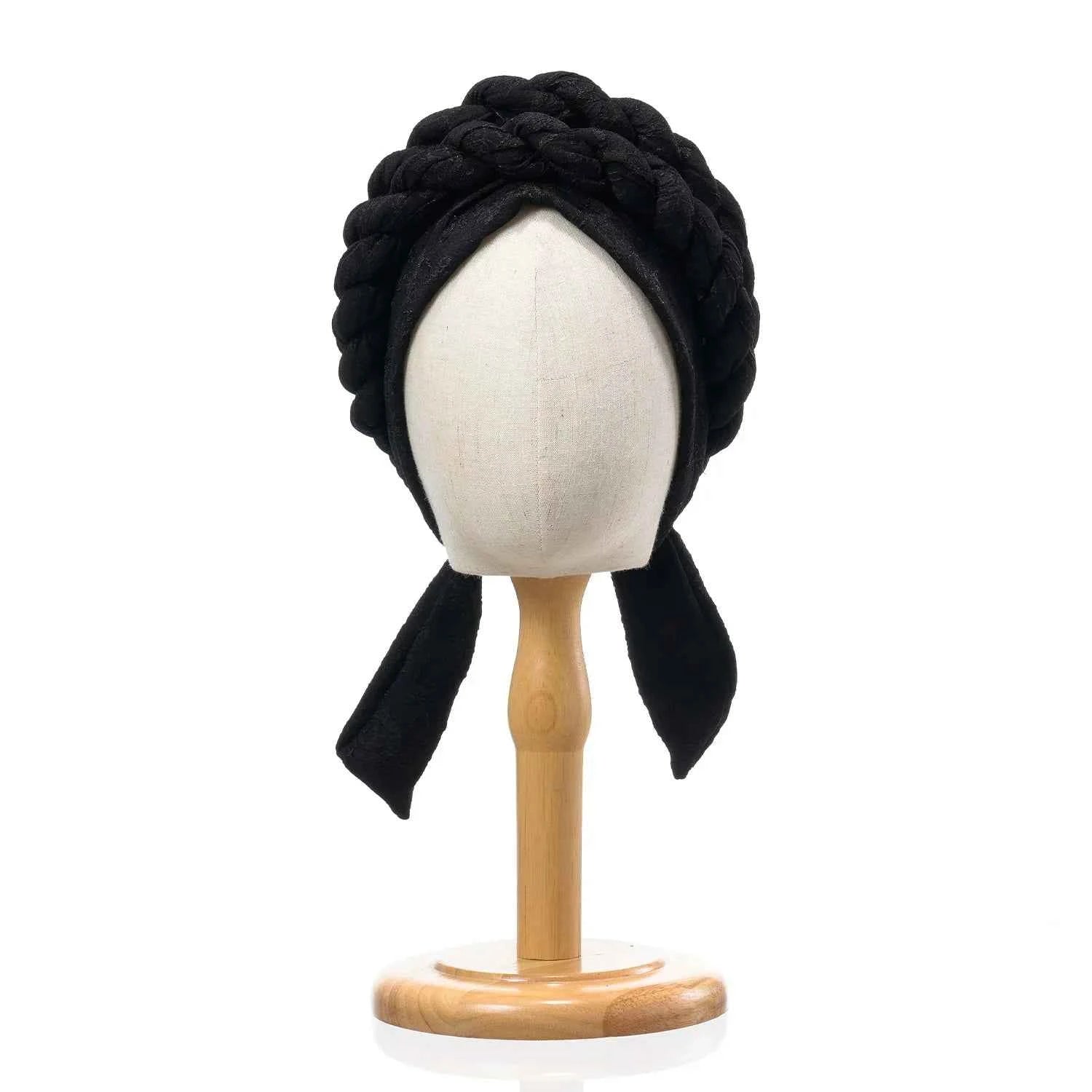 New Women Braids Turban Cap Muslim Hijab Hat Head Wrap African Auto Gele Bonnet Hair Loss Headscarf Nigeria Geles Turbante Mujer