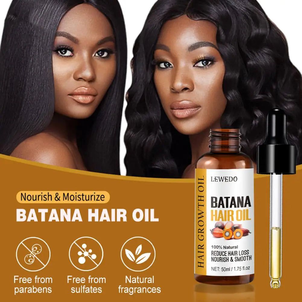 Natural Batana Oil For Healthy Hair Treatment Oil Enhances Hair For Men Women Enhances Anti Hair Break Hair Conditioner - NamafadStore