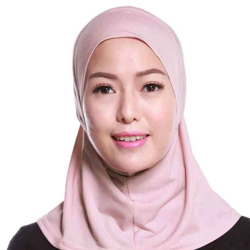Adjustable Muslim Turban for Women – Stretch Elastic Hijab Head Wrap