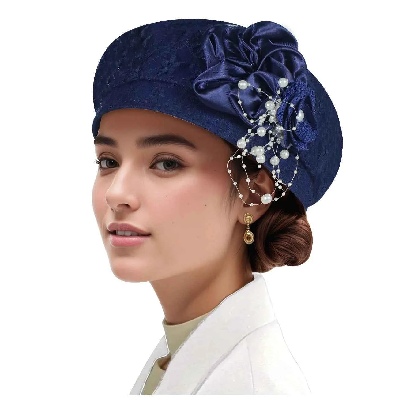 African Headtie Turban Hat – Summer & Autumn Women’s Soft Beret Head Wrap