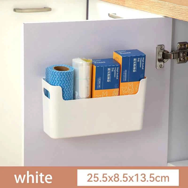 Cabinet door storage box, seasoning rack, perforated wall storage box, home underwear and socks storage rack, tableware drying