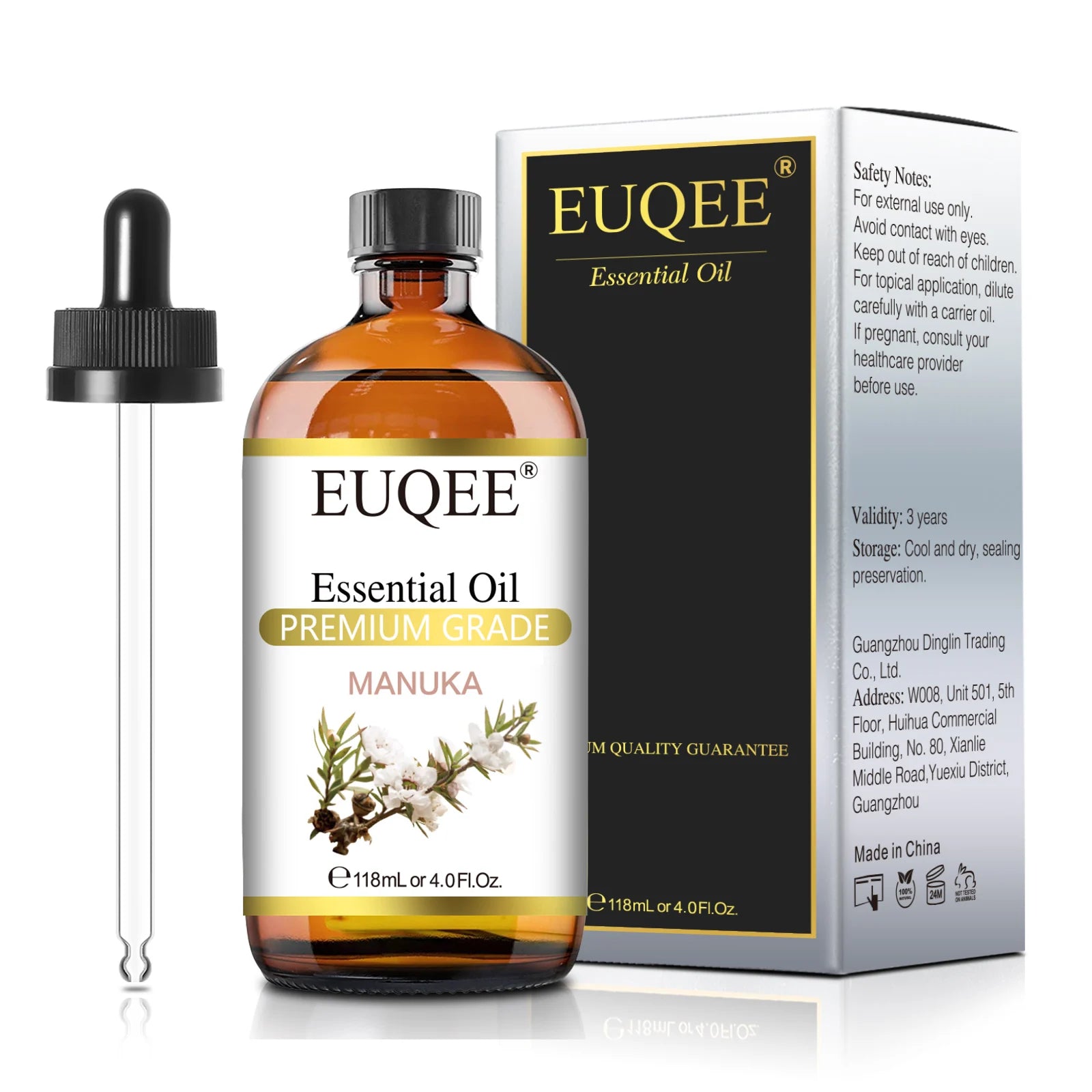 EUQEE 4 Fl Oz Essential Oils for Aromatherapy Humidifiers Aromatic Diffuser Making Scents Candle Handmade Soap Home Fragrance - NamafadStore