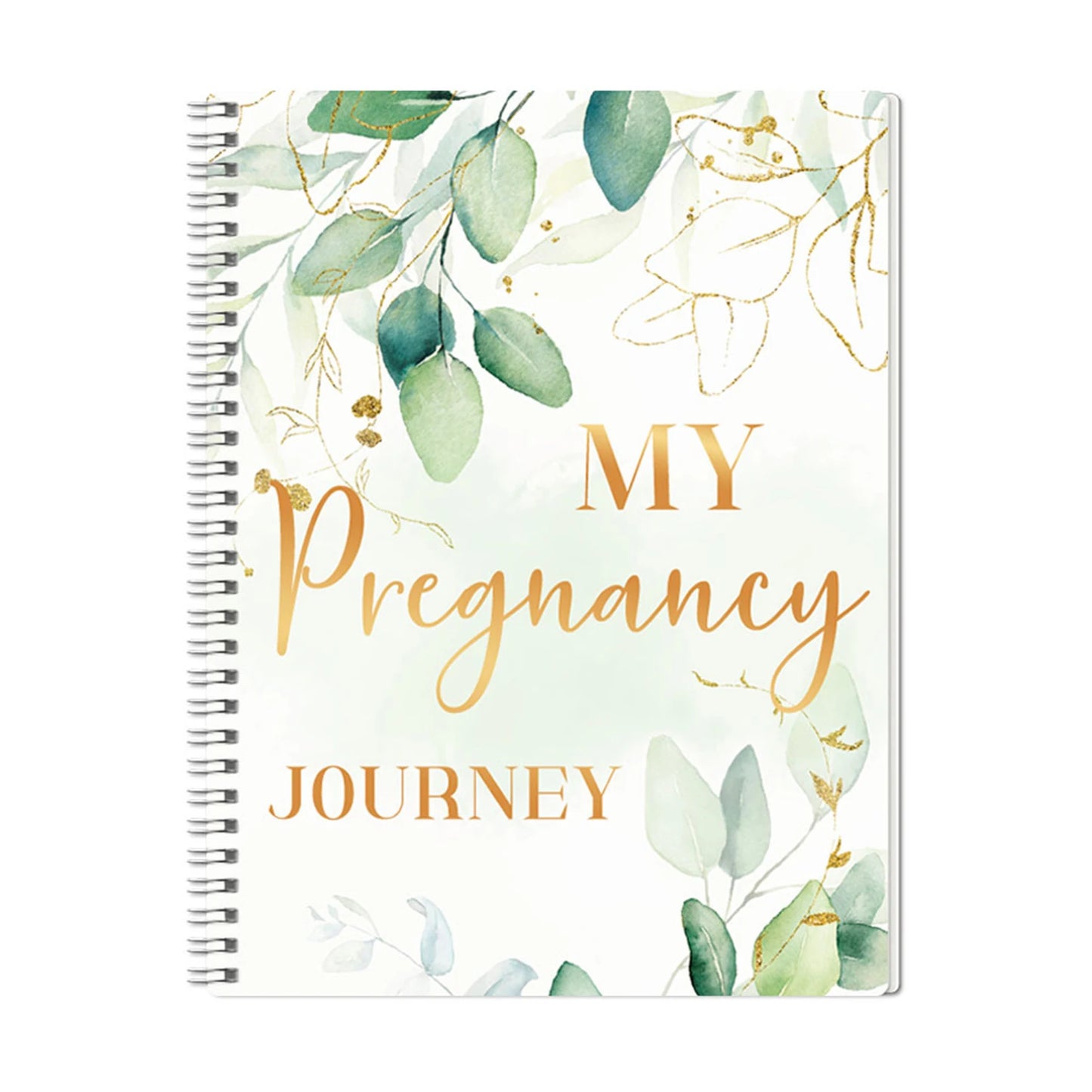 Pregnancy Planner Journal 40 Weekly Calendars Milestone Tracker for Ultrasound Photos Memory Book Expecting Mothers Green Purple