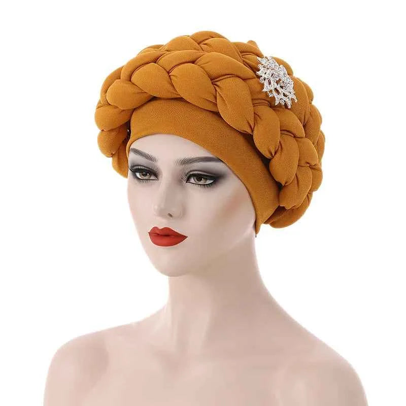 Women’s Turban Caps – Elegant Muslim Headscarf, Hijab, African Beanie & Headtie