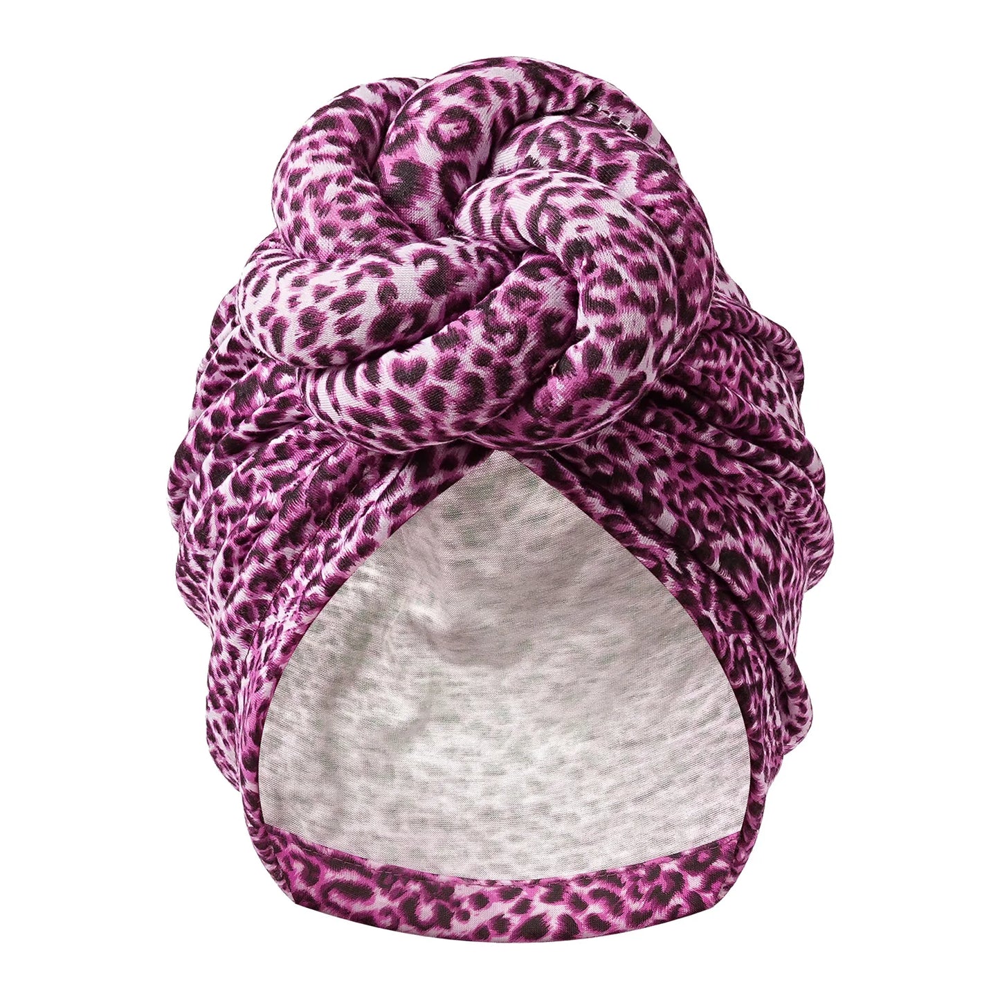 New African Turban for Women Large Flower Stretch Turban Headwrap Beanie Hat Ladies Turbante Mujer Bandanas Chemo Cap Head Cover - NamafadStore