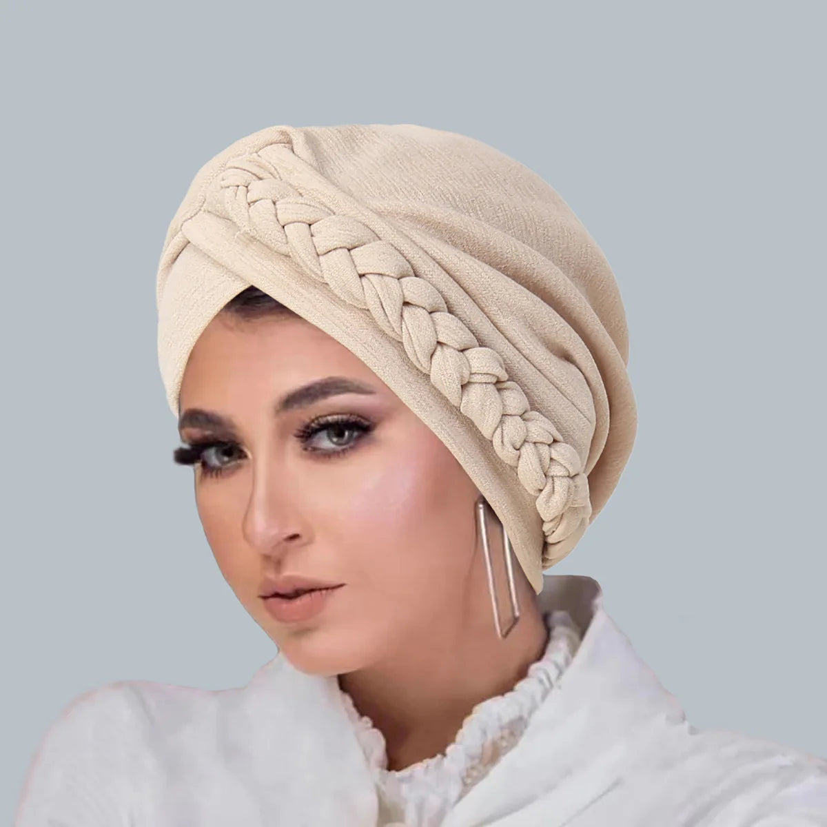 New African Women Print Turban Flower Beanies Bonnet Muslim Hijab Headscarf Hair Loss Head Wrap Bandanas Headband Turbante Mujer - NamafadStore