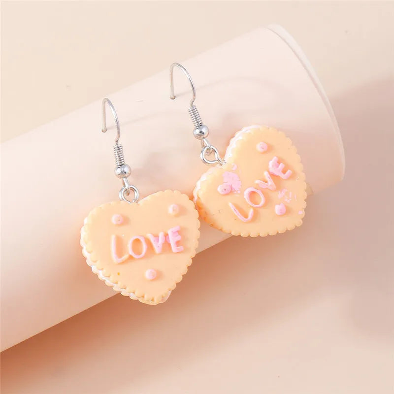 Aihua New In Fashion Women Earrings Cute Resin Food Snacks Potato Chips Earrings Handmade Party Jewelry Gifts