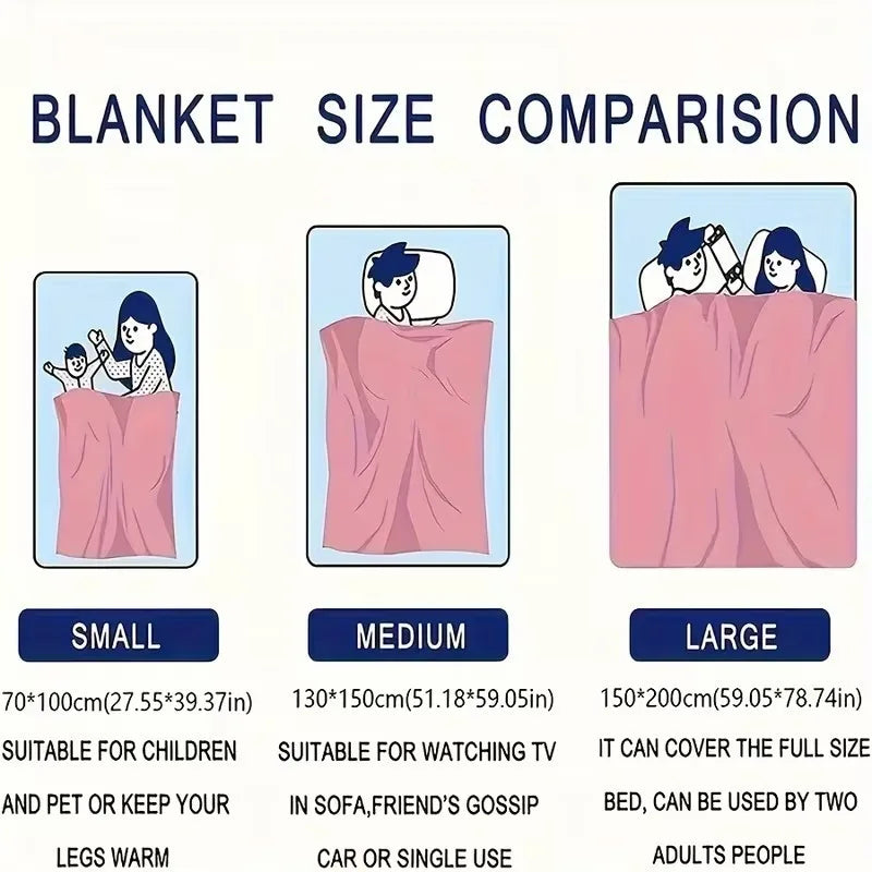 Personalized Cozy Blanket – Soft Lightweight Throw for Grandma, Travel & Home