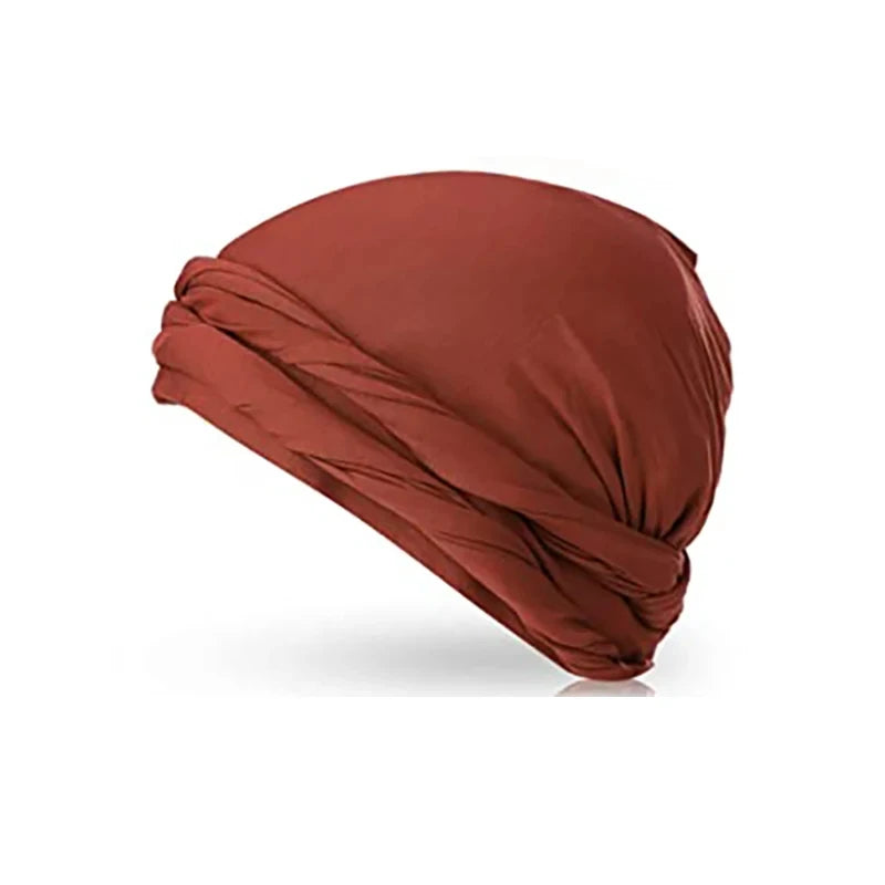 Unisex Turban Headwrap – Halo Turban, Durag & Chemo Hat with Satin-Lined Comfort