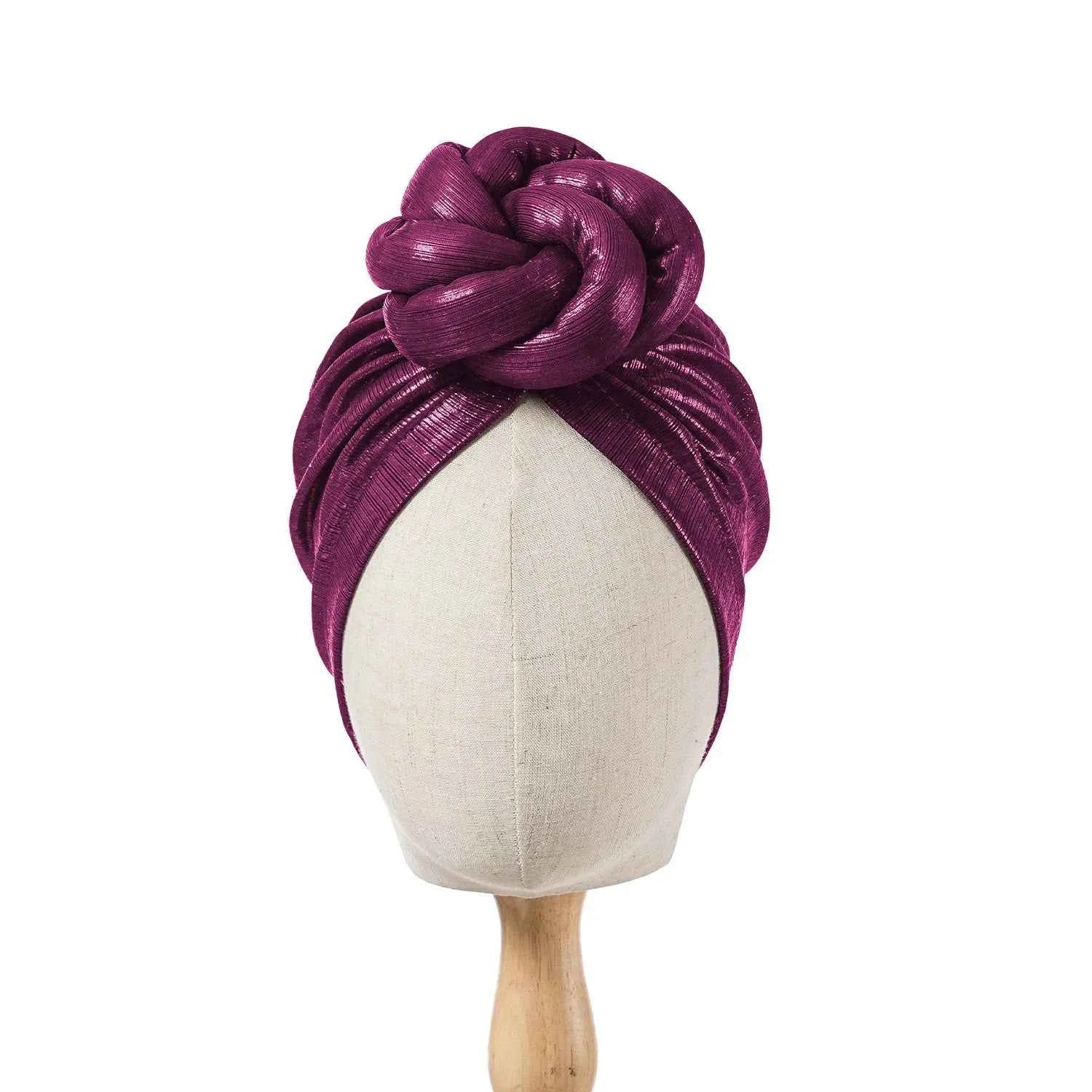 Bonnet For Women Cap Turban Folded Bud Exquisite Headscarf Casual Comfortable Fashion Versatile Warm Cross Hat Edge Wrinkle Lace