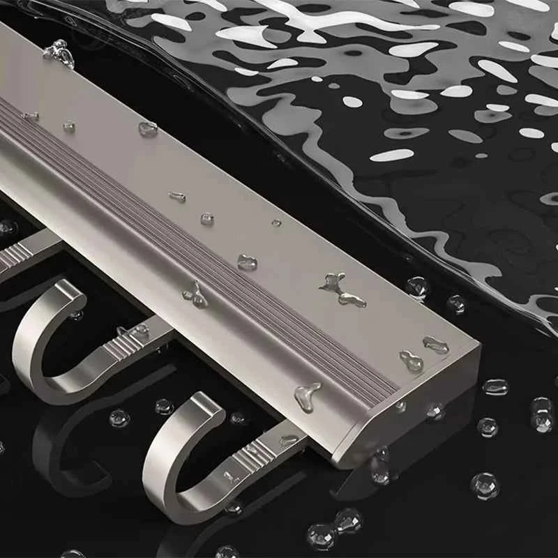 Kitchen Storage Rack Aluminum Alloy Hook Rack Wall Mounted Kitchen Utensil Storage Rack Bathroom Robe Towel Hanger