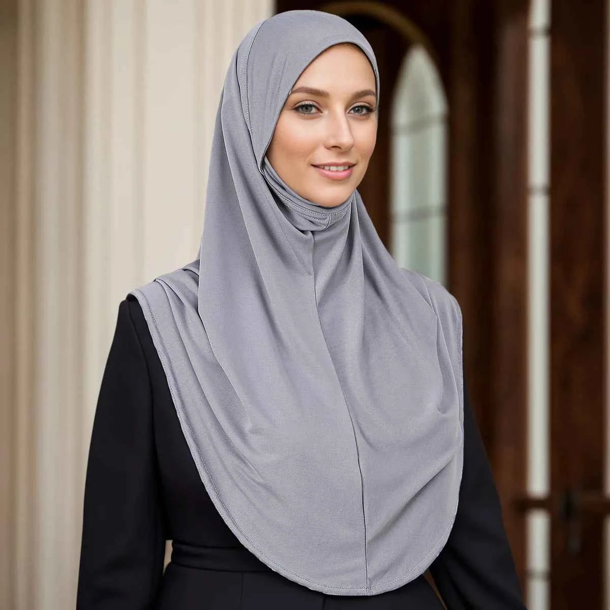 Muslim Islamic Jersey Modal Hijab Scarf Instant Hijabs Headscarfs For Women Long Scarves Head Wrap Shawl Bonnet Hijabe Femme