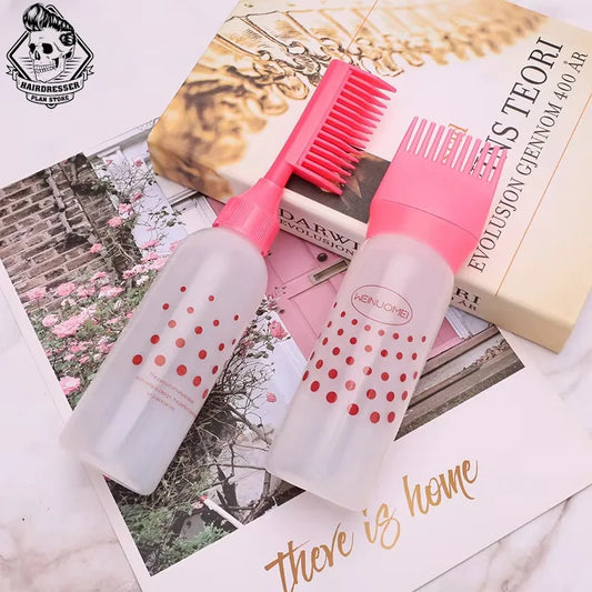 Salon Hairdressing Coloring Set Barbershop Dyeing Comb Bottle Empty Applicator Professional Hairdresser Styling Dye Supplies