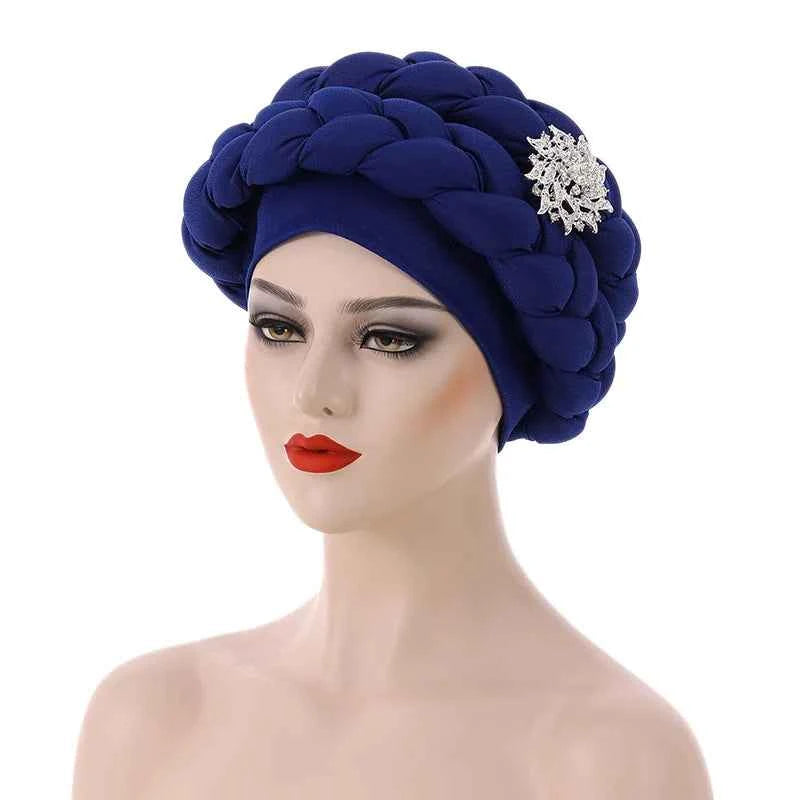 Women’s Turban Caps – Elegant Muslim Headscarf, Hijab, African Beanie & Headtie