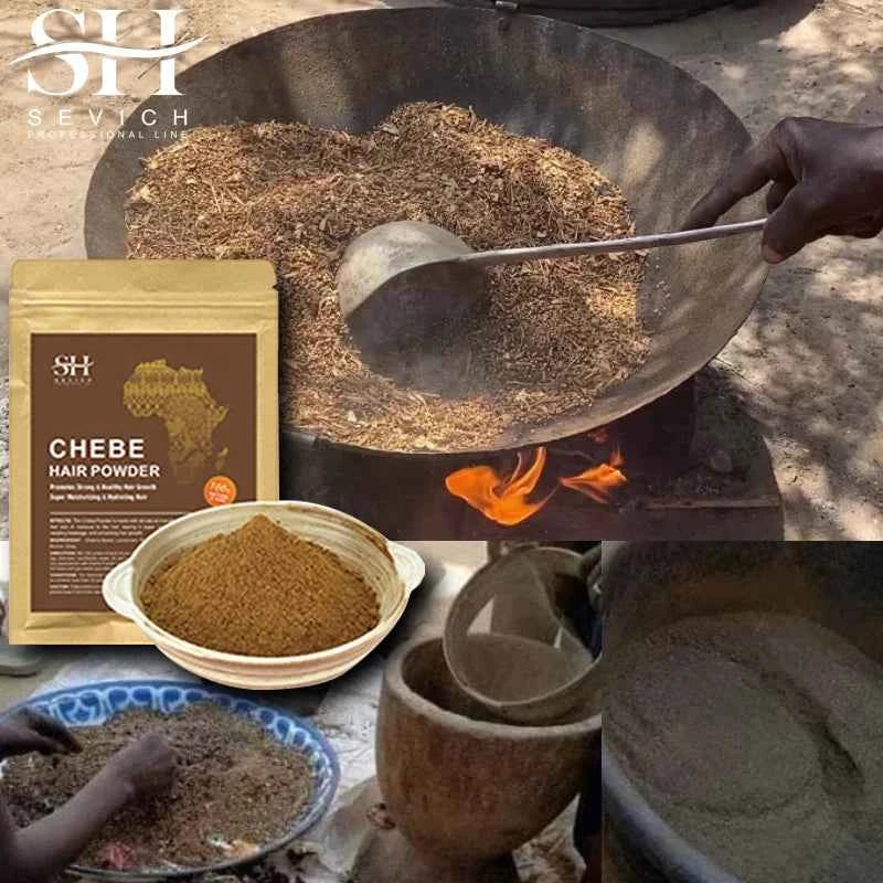 CHEBE Fast Hair Growth Products African Chebe Powder Hair Loss Treatment Chebe Hair Mask Hair Growth Oil Anti Hair Break