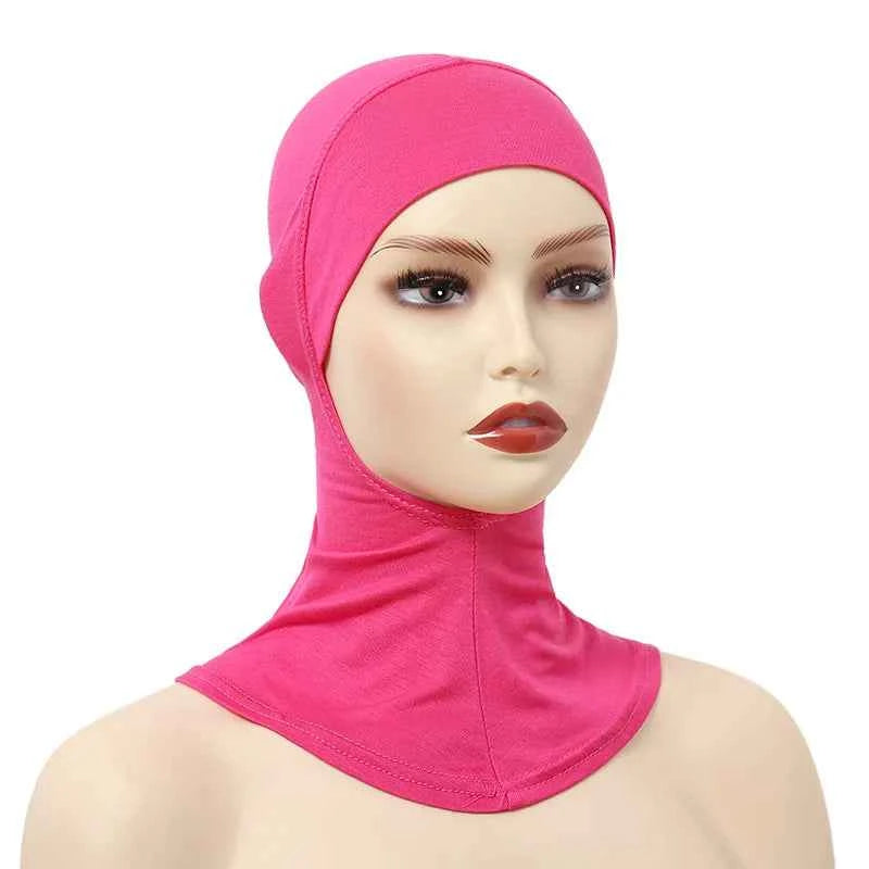Women’s Turban Caps – Muslim Underscarf Modal Hijab Inner Cap with Full Coverage & Stretchy Fit