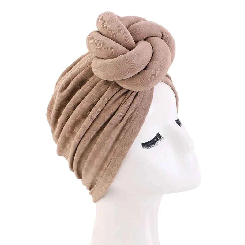 New Women Large 3D Flower Turban Hat Soft HeadScarf Beanie Wedding Party Headwear Turbante Mujer Bandanas Headcover Chemo Cap