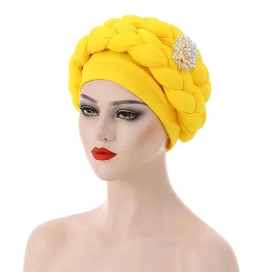Women’s Turban Caps – Elegant Muslim Headscarf, Hijab, African Beanie & Headtie