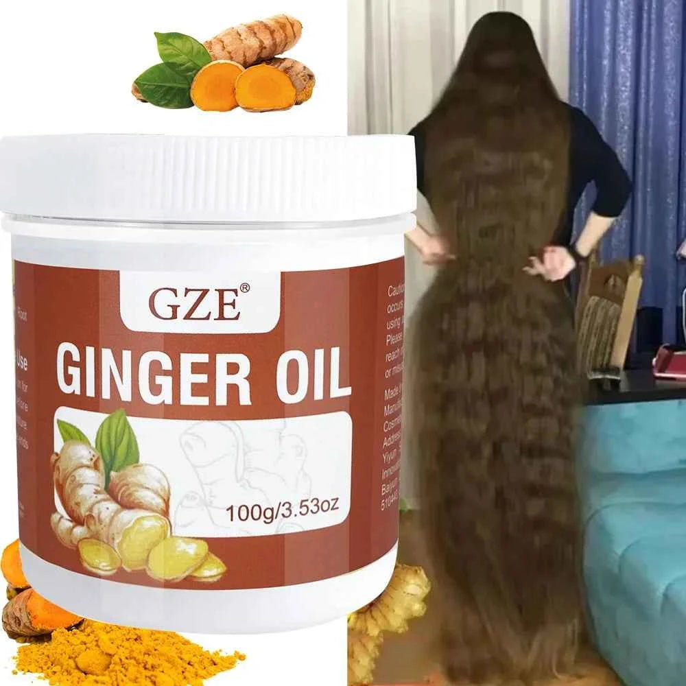 GZE Ginger Hair Oil, for longer, Fuller & Healthier Hair, Moisturizing - NamafadStore