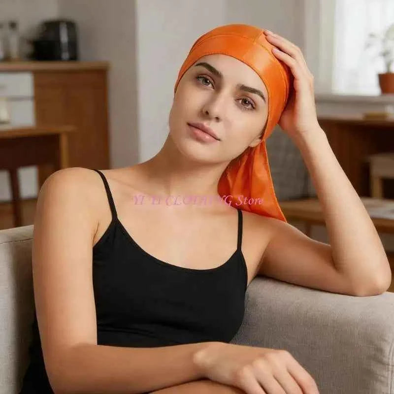 N5KF Comfortable Turban Caps Suitable for Everyday Use Women Head Wrap Head Cover Headwrap