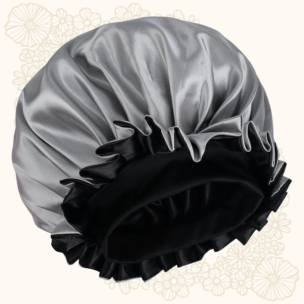 Lace Luxury Sleep Hat for Women – Soft Hair Cap for Curly Hair
