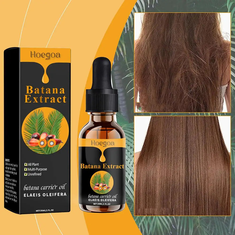 Batana Oil for Hair Growth Deep Nourishing Hydrating Hair Repair Treatment Moisturizing Scalp Care Softening Essence Haircare - NamafadStore