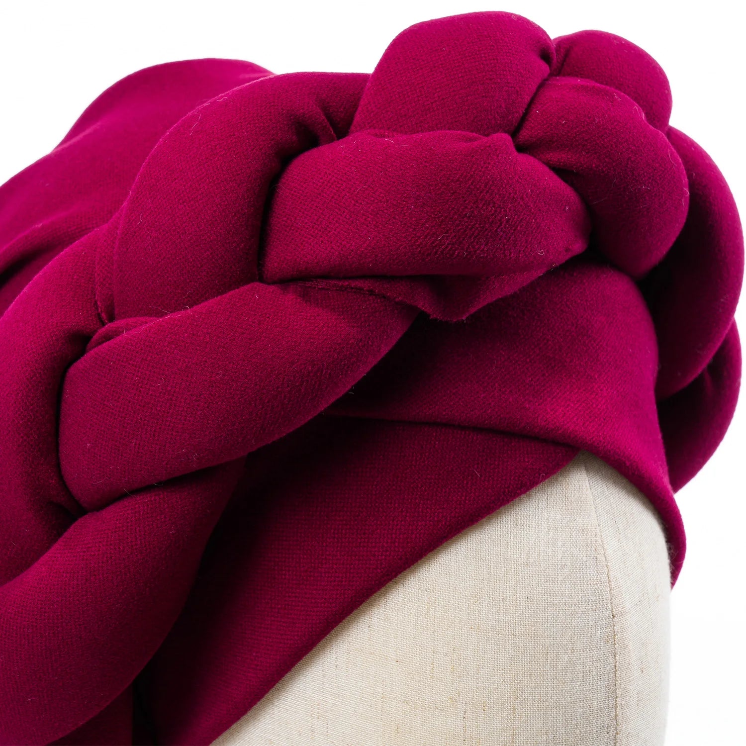 2024 New Exaggerated Braids Turban Cap for Women African Wedding Party Headwear Hats Bonnets Headband Hat Hijab Cap - NamafadStore