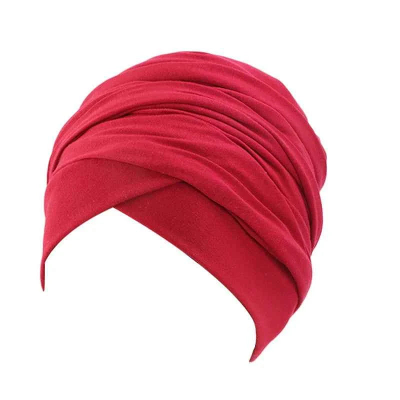 New Women Solid Color Cotton Magic Turban Hijab Head Wrap Extra Long Tube Indian Headwrap Scarf Tie Hair Loss Islamic Headwrap
