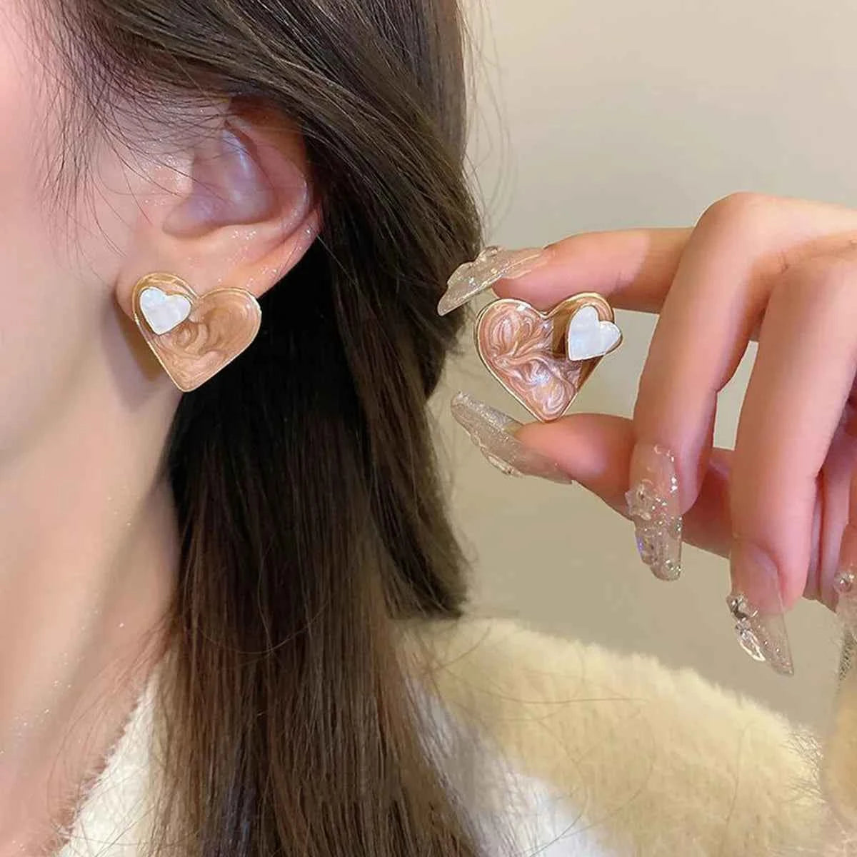 10/40pcs Fashionable earrings, personalized and fresh, simulated vegetable and fruit combination set, funny and fun earrings