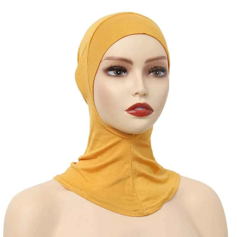 Women’s Turban Caps – Muslim Underscarf Modal Hijab Inner Cap with Full Coverage & Stretchy Fit