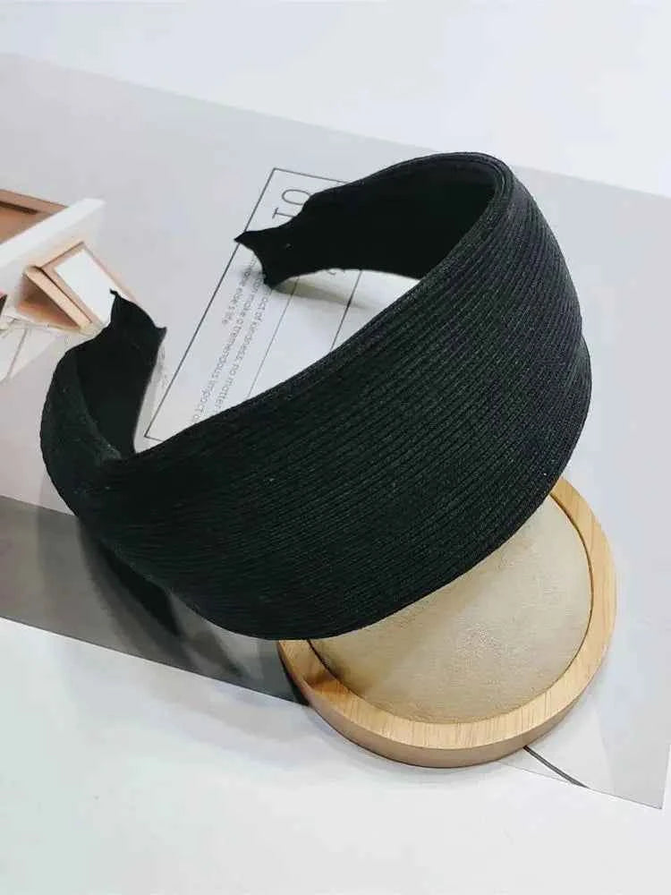 Wide Women Hairband Solid Lace Turban Solid Elastic Hair Bands Hair Accessories Headband for Women Girls Headdress Dropship Gift