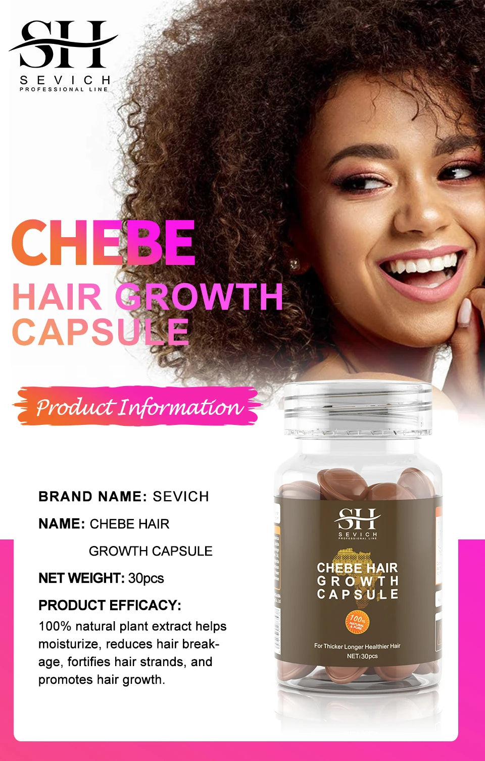 Fast Hair Growth Oil African Crazy Traction Alopecia Chebe Hair Mask Anti Hair Break Hair Strengthener Hair Loss Treatment Spray - NamafadStore