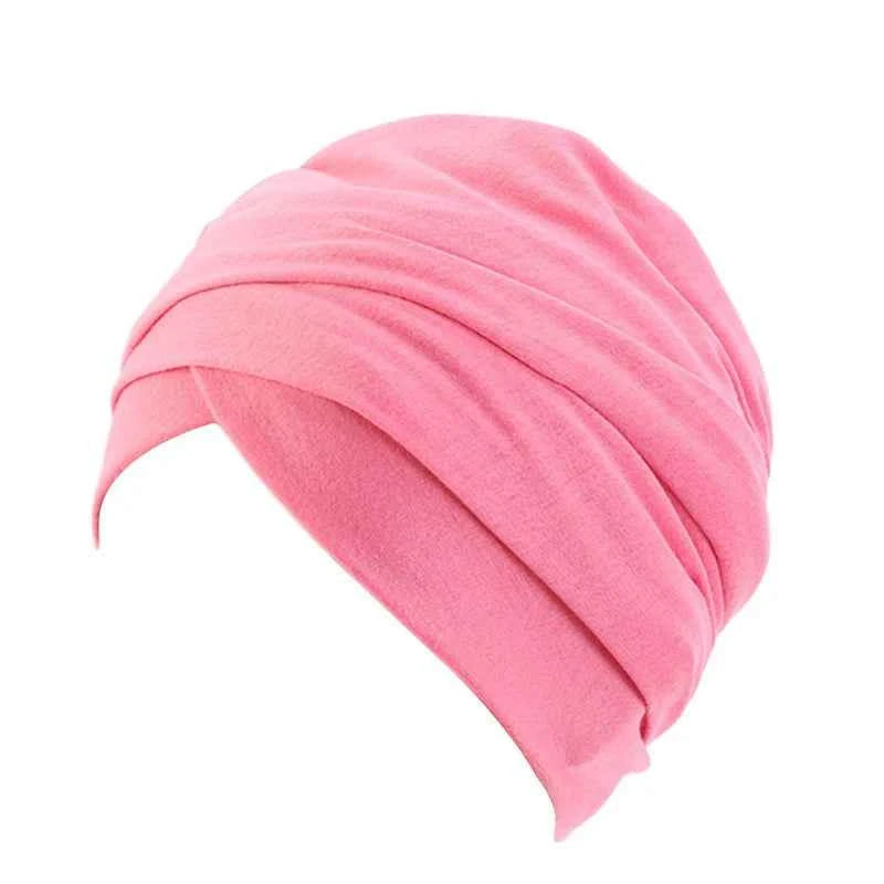 New Women Solid Color Cotton Magic Turban Hijab Head Wrap Extra Long Tube Indian Headwrap Scarf Tie Hair Loss Islamic Headwrap