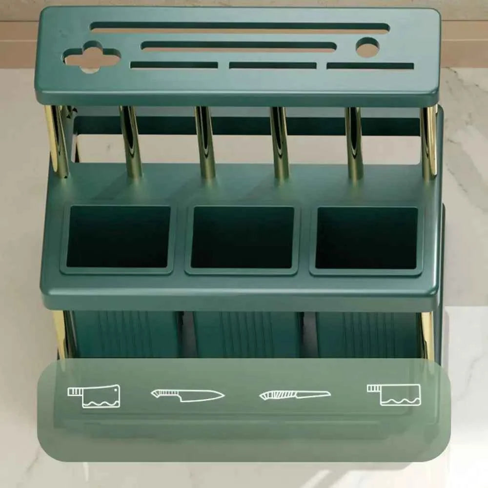 Durable Space Saving Kitchen Rack Stainless Steel Cutlery Chopstick Drainer Holder Large Capacity Cutlery Drying Rack