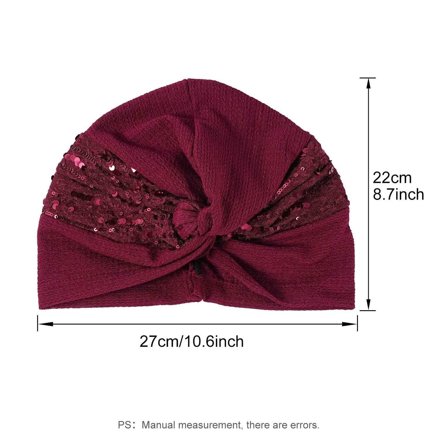 Bonnet For Women Cap Turban Folded Bud Exquisite Headscarf Casual Comfortable Fashion Versatile Warm Cross Hat Edge Wrinkle Lace