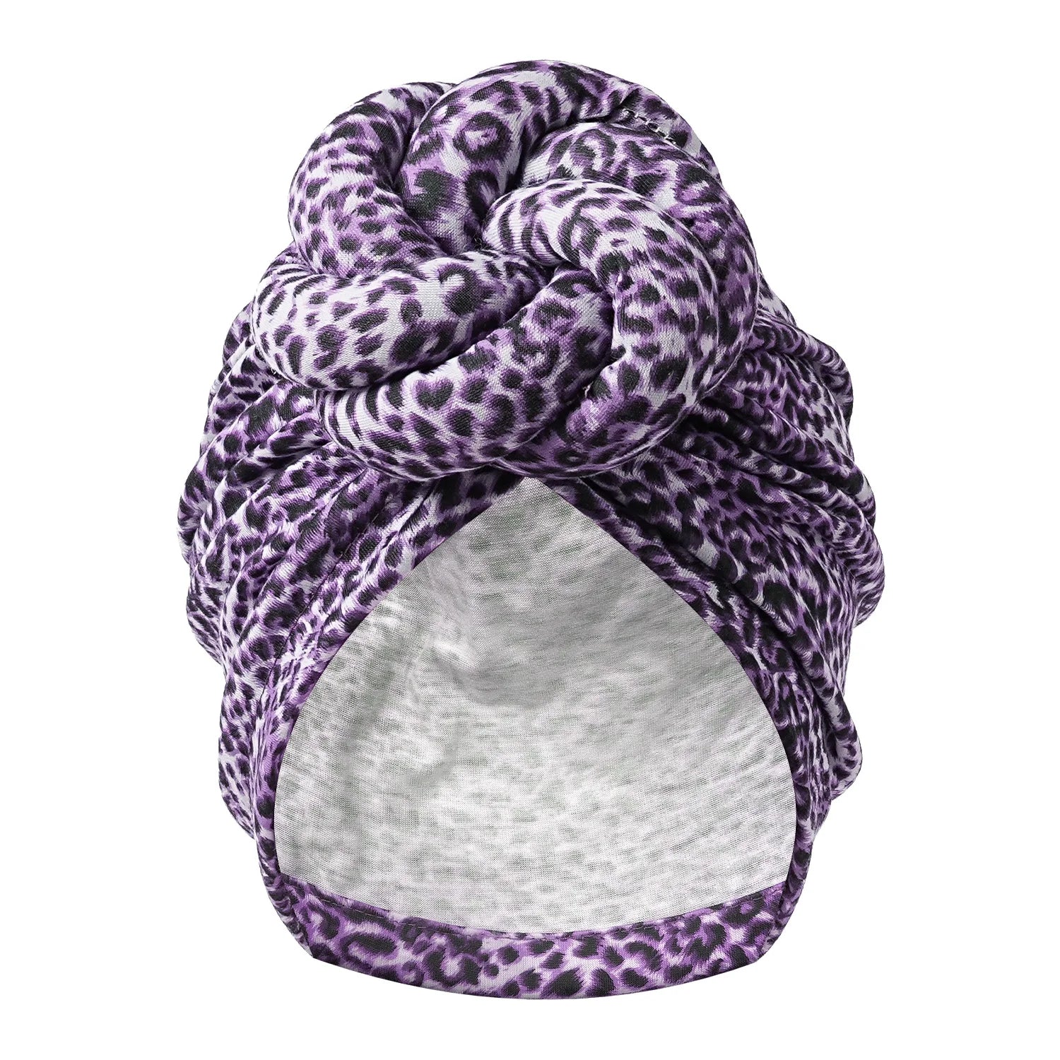 New African Turban for Women Large Flower Stretch Turban Headwrap Beanie Hat Ladies Turbante Mujer Bandanas Chemo Cap Head Cover - NamafadStore