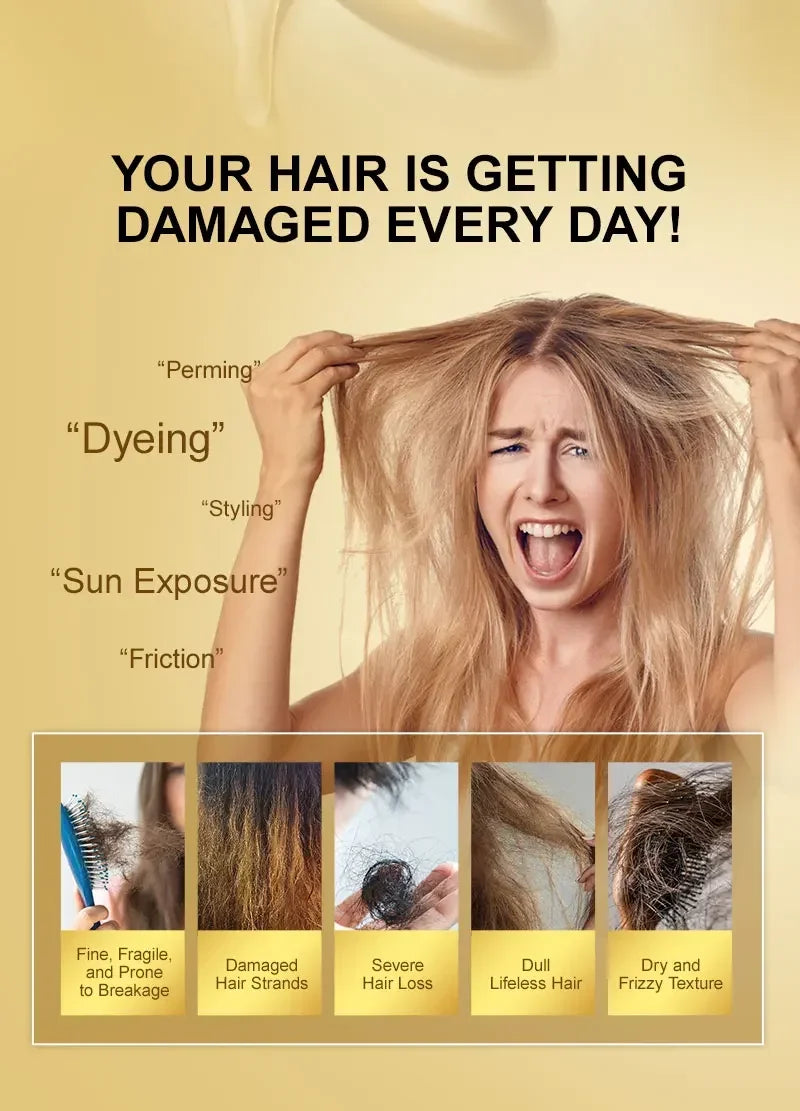 PURC Morocco Oil Nourishing Hair Oil Smoothing Shine Soft Hair Serum Repair Damaged Frizz Dry Hair Treatment Hair Care New