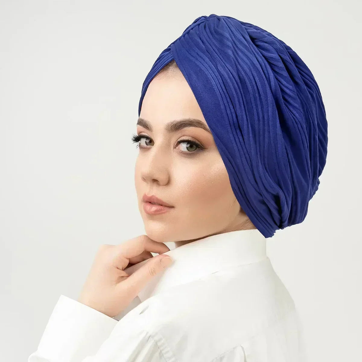 Women Sequin Knotted Turban Indian Hat Muslim Hijab Beanie Bonnet Hair Loss Headscarf Chemo Cap Headwear Bandanas Turbante Mujer - NamafadStore
