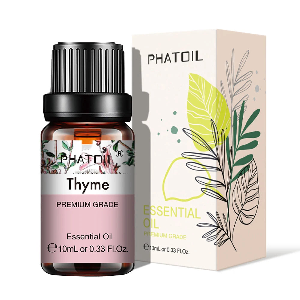 PHATOIL Natural Plant Essential Oil 10ml Eucalyptus Rose Lemon Bergamot Vanilla Peppermint 1PCS Aroma Essential Oil For Diffuser - NamafadStore