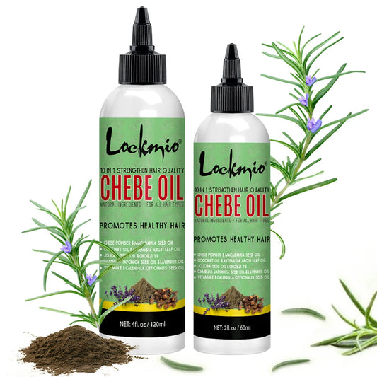 LOCKMIO Chebe Hair Oil for Scalp Soothing Nourishing Roots Hair Care Products for Men and Women Chebe Moisturizing Conditioner - NamafadStore