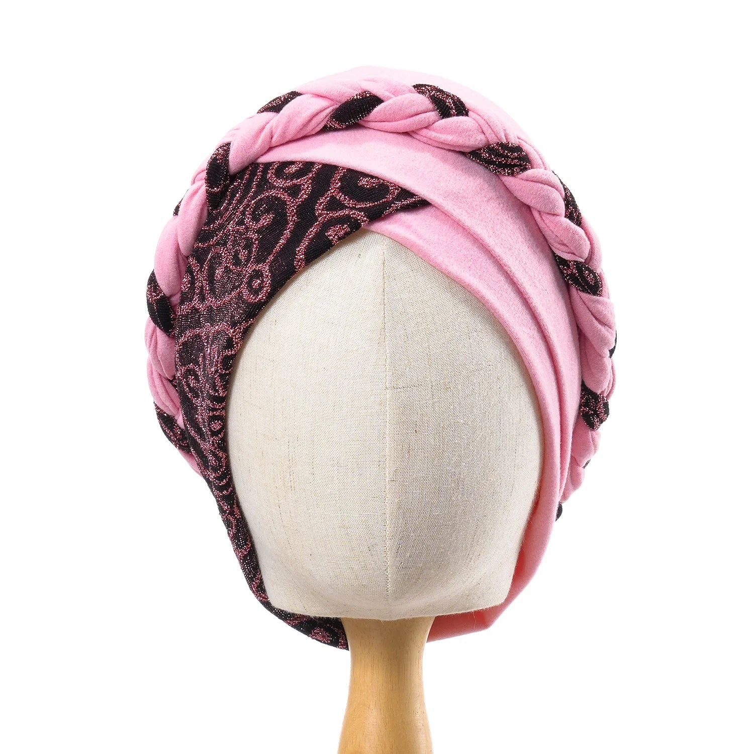 2024 Head Scarf for Muslim Women Turban Cap Ladies Islamic Print Bonnet Hat Braid Headband Turbante Mujer Beanies Hats - NamafadStore