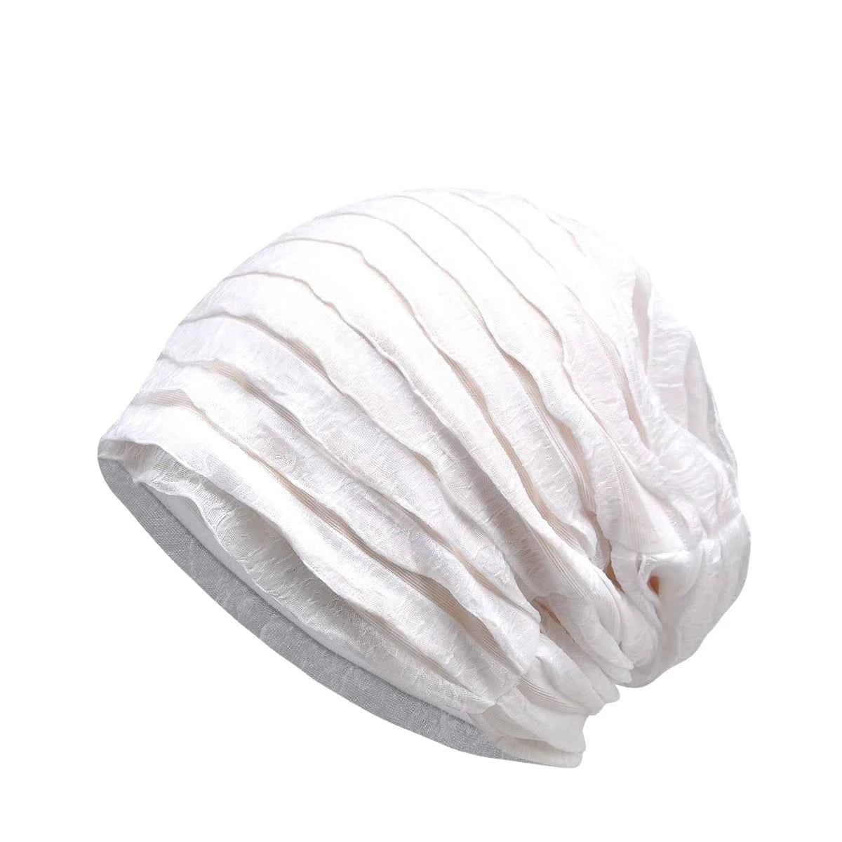 Spring Summer and Autumn Fashion Slouchy Beanie Hat Women Skullies Female Thin Bonnet Cap Lady Chic Pile hats