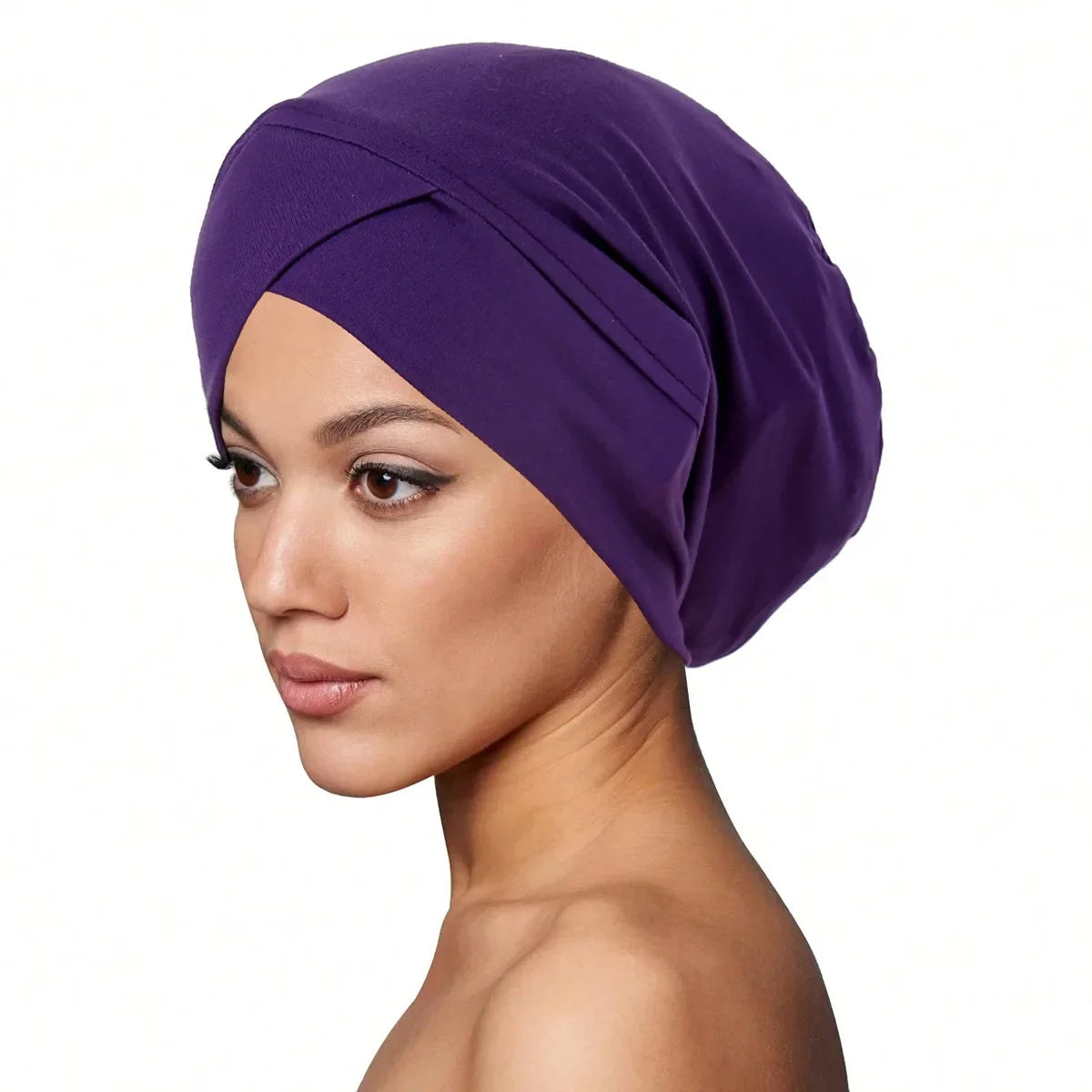 New African Women Print Turban Flower Beanies Bonnet Muslim Hijab Headscarf Hair Loss Head Wrap Bandanas Headband Turbante Mujer - NamafadStore