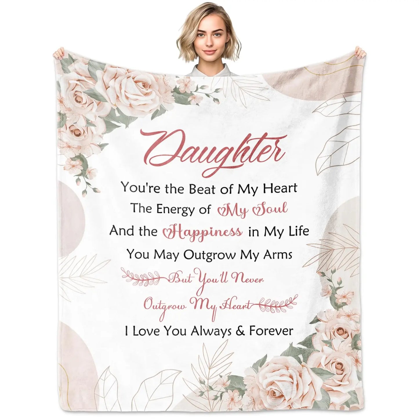 Sofa Throw Blanket for Daughter – Heartfelt Birthday & Christmas Gift