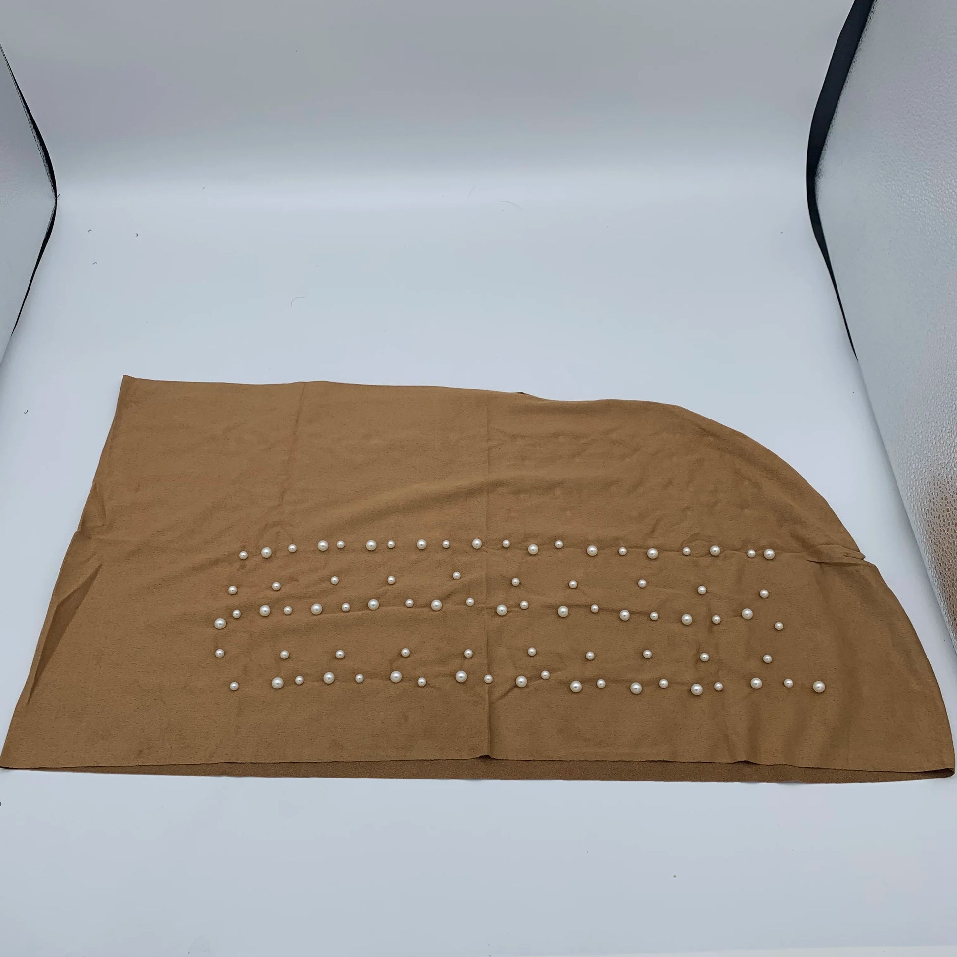 2024 Suede Twisted Turban Cap for Women Beading Head Wraps Bonnet Muslim Headscarf Hat Lady Wrap Head Scarf - NamafadStore