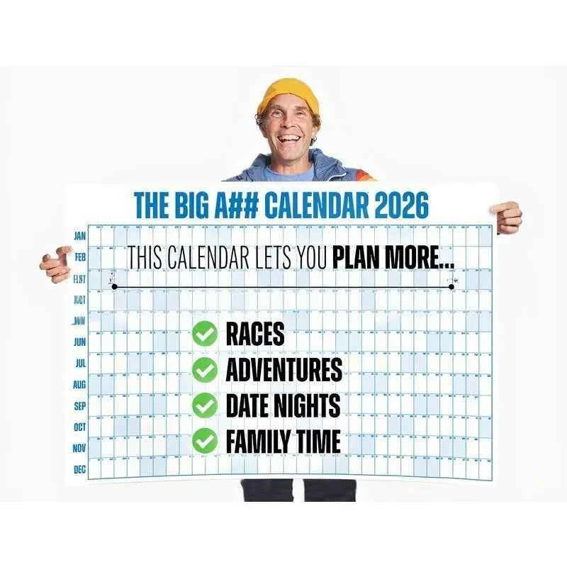 The Big A#Calendar 2026 Calendar Planner Sheet Schedule Sticker Planner Target 365 Days Planner Sheet To Do List Office Supplies