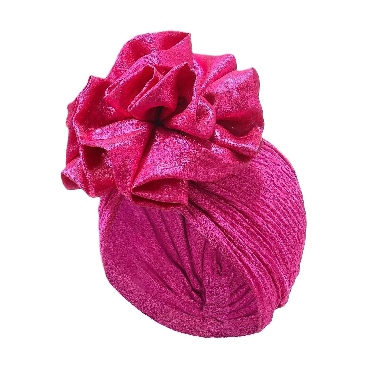 Fashion Women Pleated Turban Cap For Women Auto Gele Headtie Female Head Wraps African Nigeria Wedding Party Headpiece